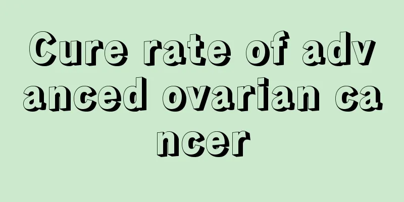 Cure rate of advanced ovarian cancer