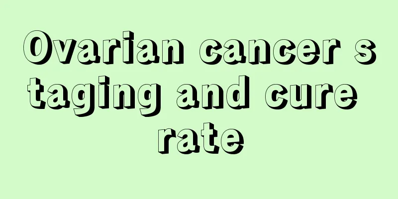 Ovarian cancer staging and cure rate