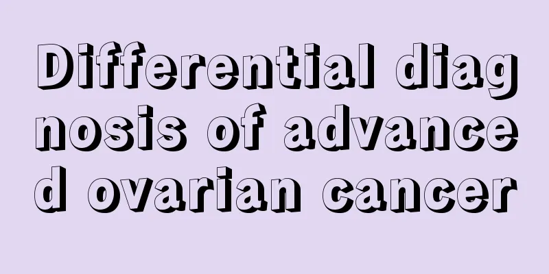 Differential diagnosis of advanced ovarian cancer