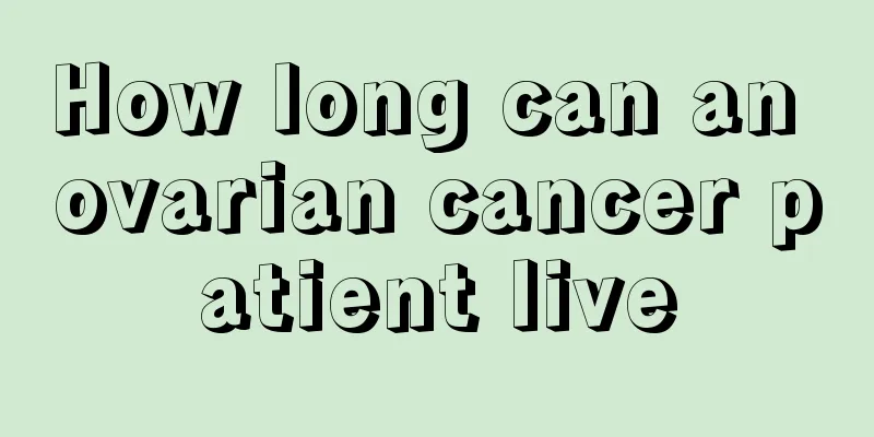 How long can an ovarian cancer patient live