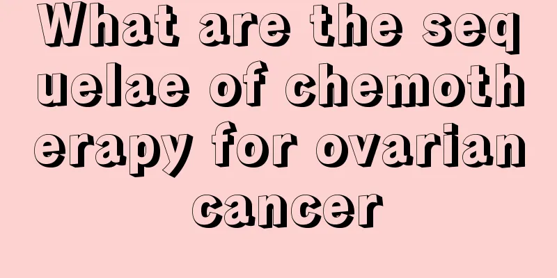 What are the sequelae of chemotherapy for ovarian cancer