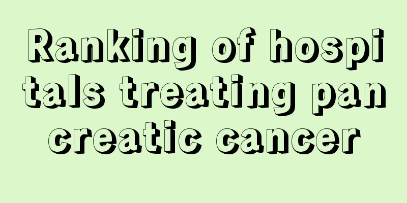 Ranking of hospitals treating pancreatic cancer