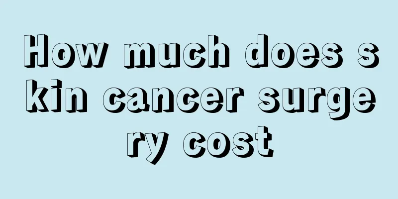 How much does skin cancer surgery cost