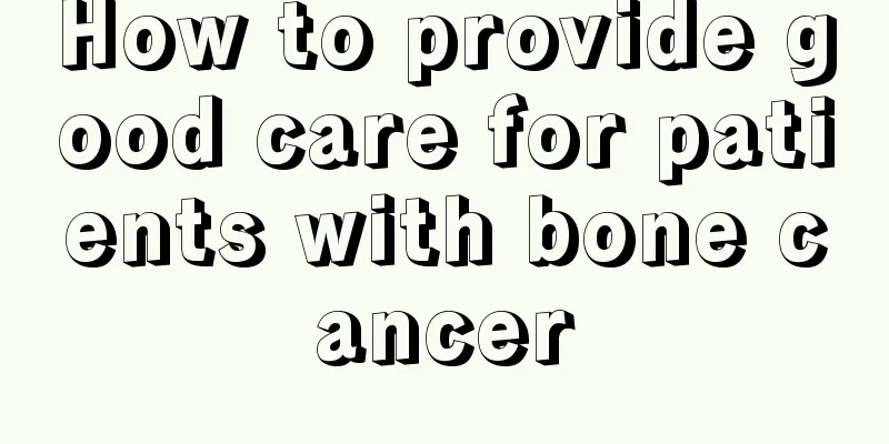 How to provide good care for patients with bone cancer