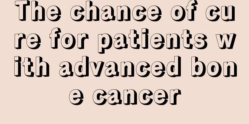 The chance of cure for patients with advanced bone cancer