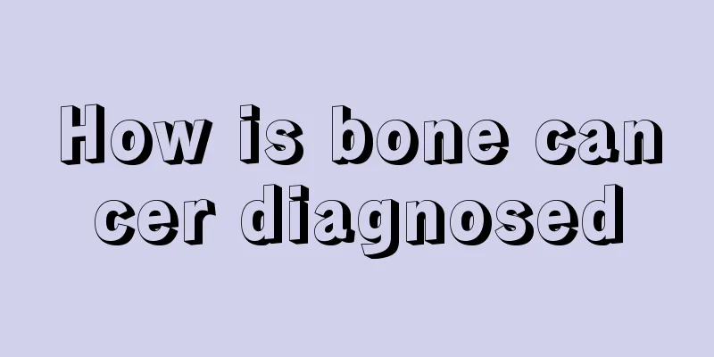 How is bone cancer diagnosed