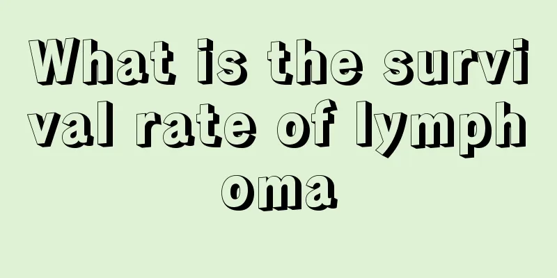 What is the survival rate of lymphoma