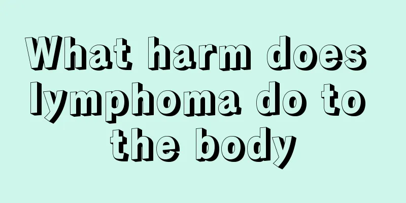 What harm does lymphoma do to the body