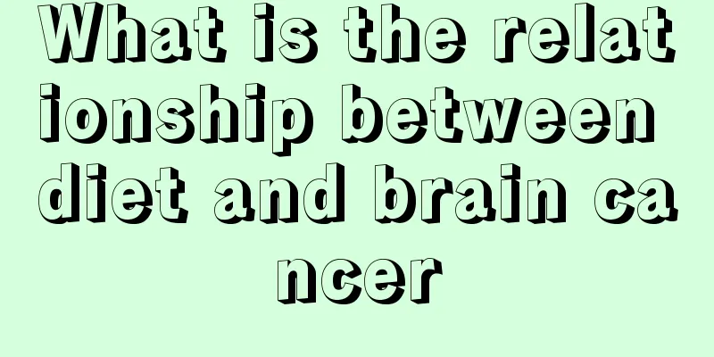 What is the relationship between diet and brain cancer