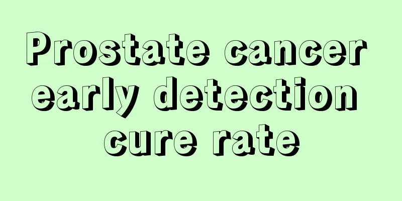 Prostate cancer early detection cure rate