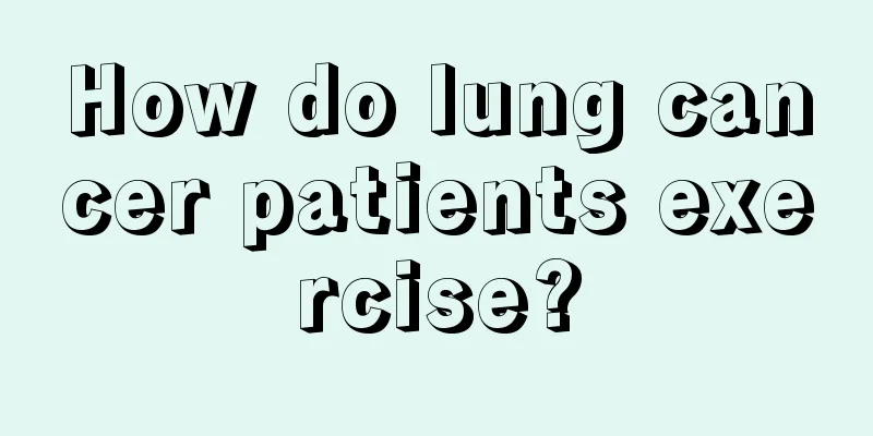 How do lung cancer patients exercise?