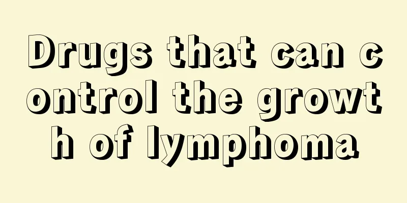 Drugs that can control the growth of lymphoma