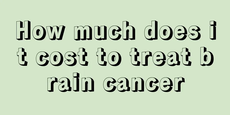 How much does it cost to treat brain cancer