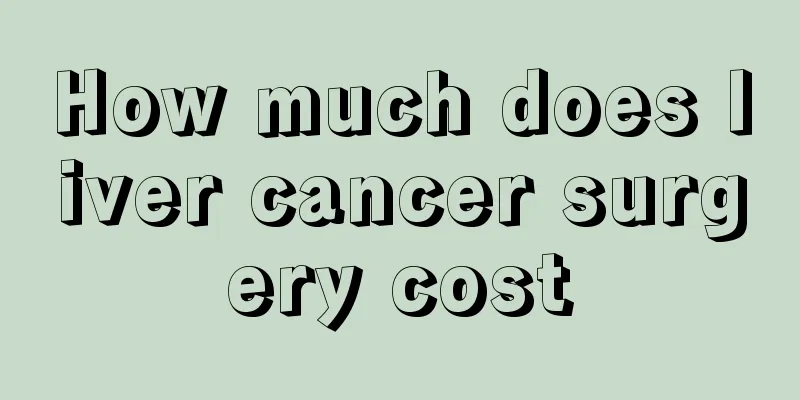 How much does liver cancer surgery cost