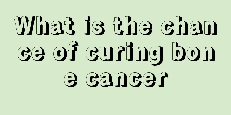 What is the chance of curing bone cancer