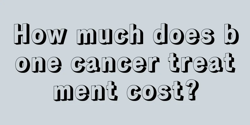How much does bone cancer treatment cost?