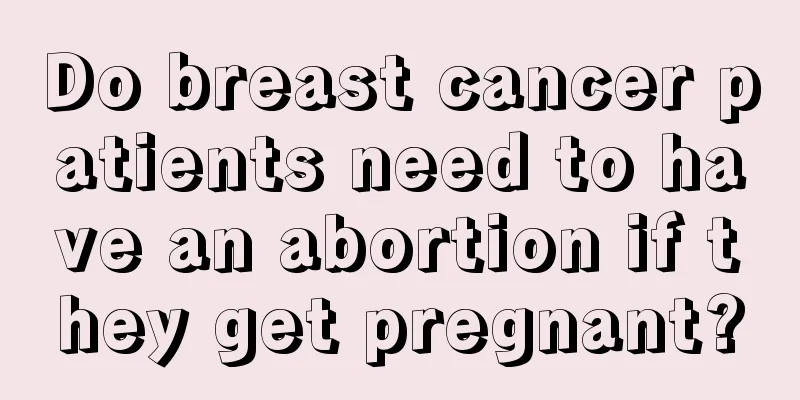Do breast cancer patients need to have an abortion if they get pregnant?