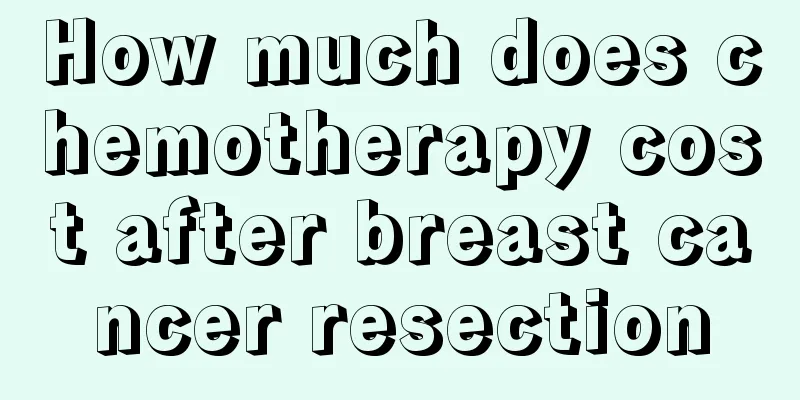 How much does chemotherapy cost after breast cancer resection