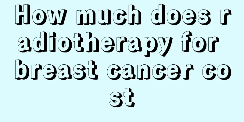 How much does radiotherapy for breast cancer cost