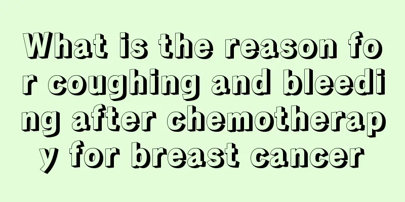 What is the reason for coughing and bleeding after chemotherapy for breast cancer