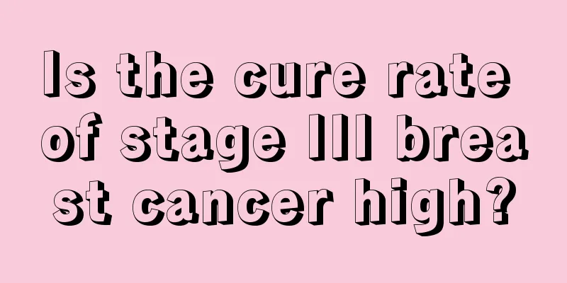Is the cure rate of stage III breast cancer high?