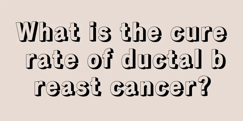 What is the cure rate of ductal breast cancer?
