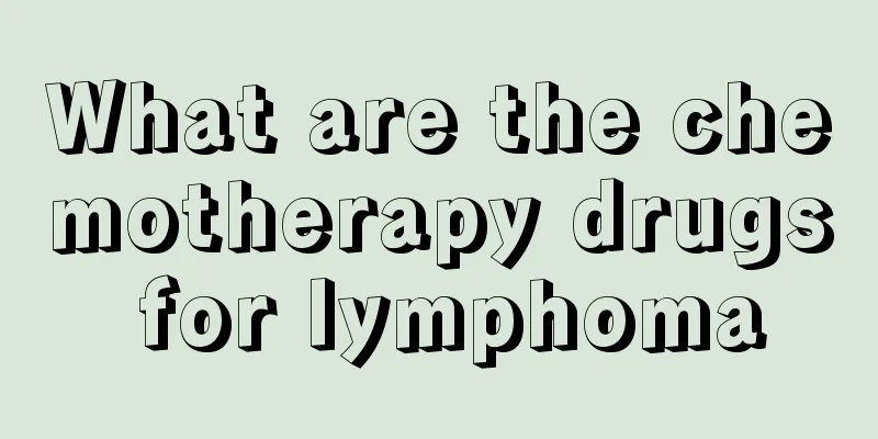 What are the chemotherapy drugs for lymphoma