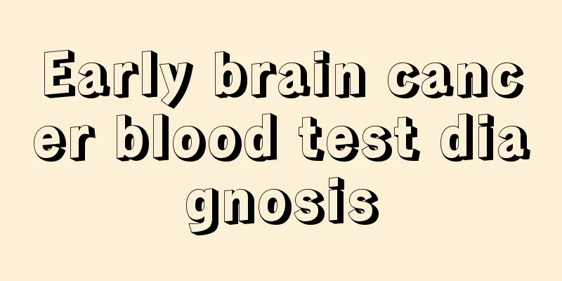 Early brain cancer blood test diagnosis