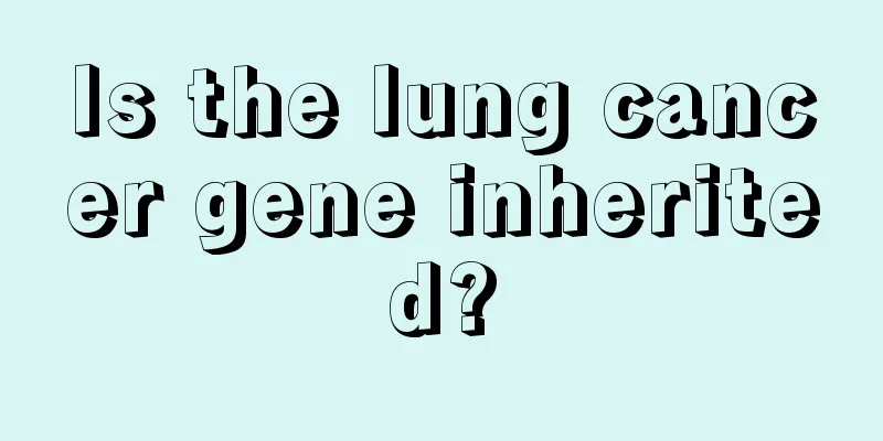 Is the lung cancer gene inherited?