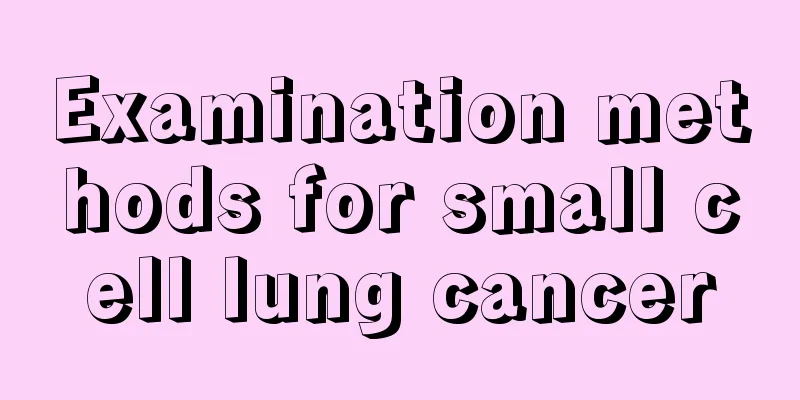 Examination methods for small cell lung cancer