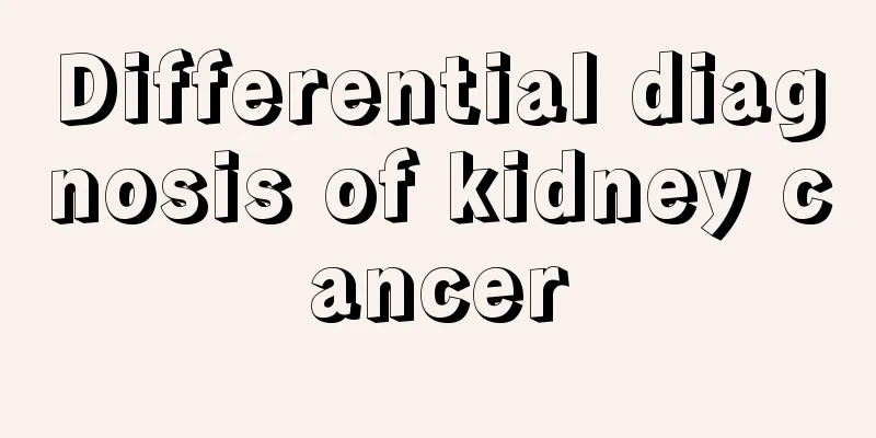 Differential diagnosis of kidney cancer