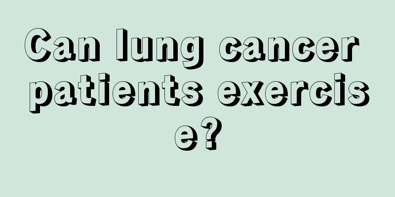 Can lung cancer patients exercise?