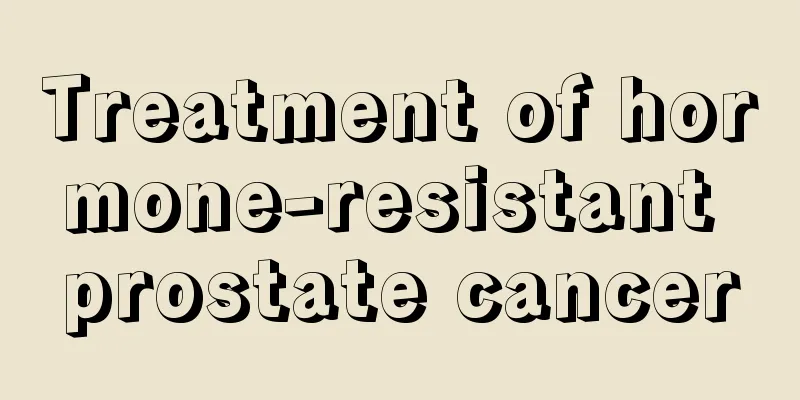 Treatment of hormone-resistant prostate cancer