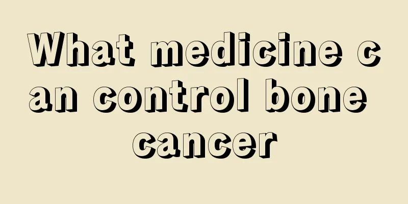 What medicine can control bone cancer