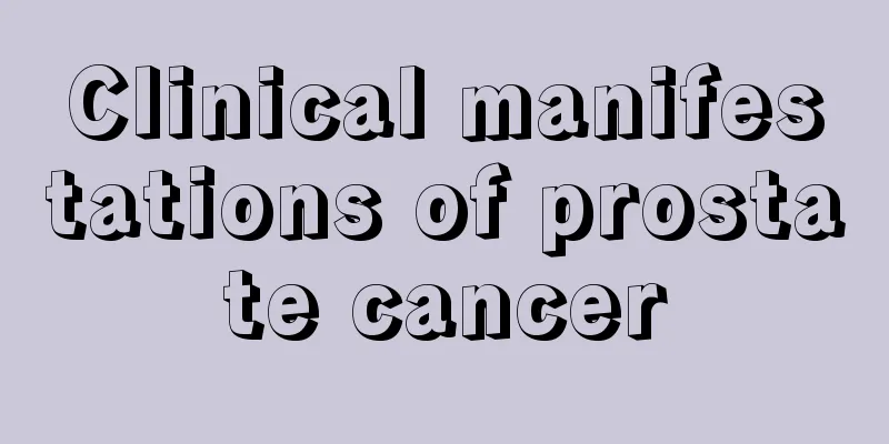 Clinical manifestations of prostate cancer