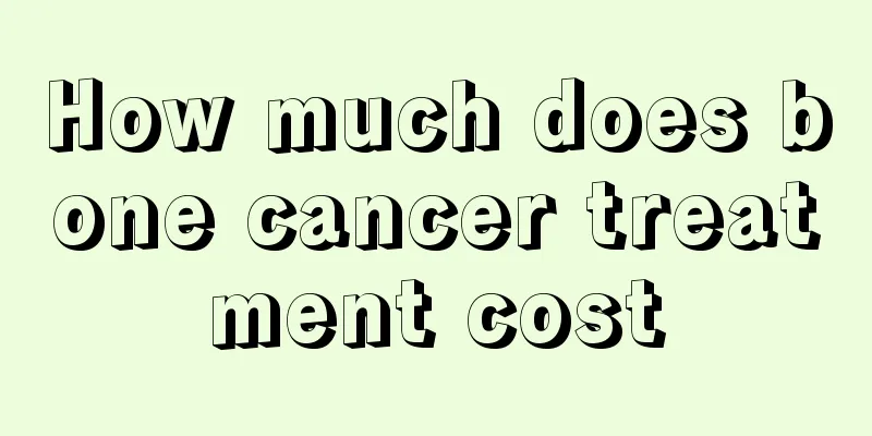 How much does bone cancer treatment cost