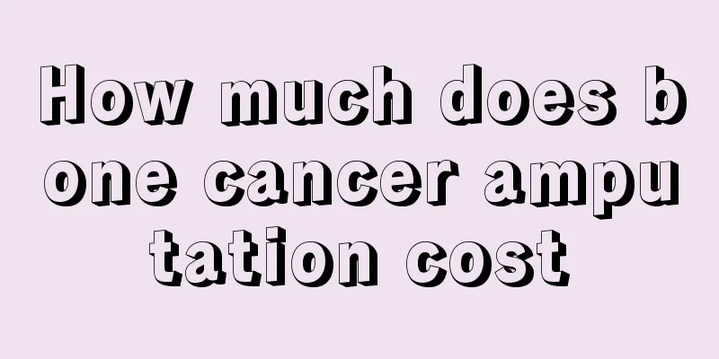 How much does bone cancer amputation cost