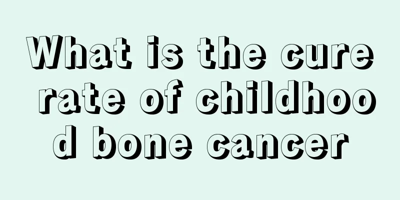 What is the cure rate of childhood bone cancer