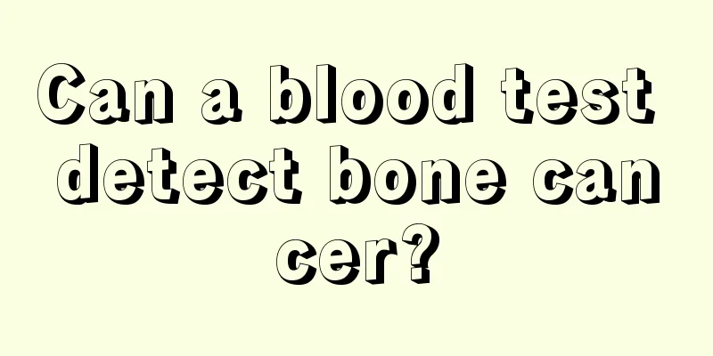 Can a blood test detect bone cancer?