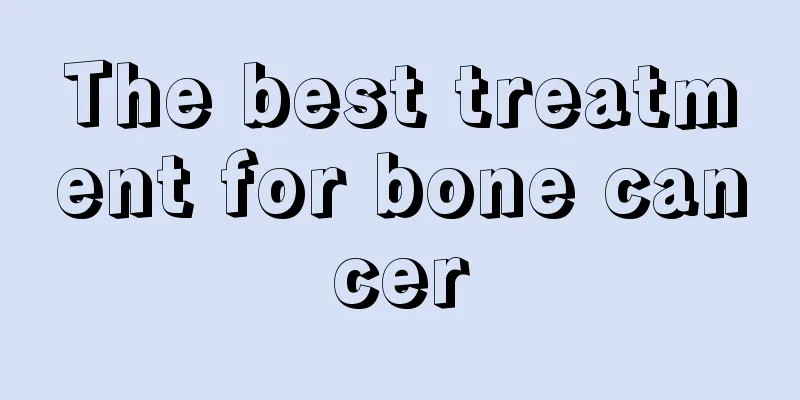 The best treatment for bone cancer