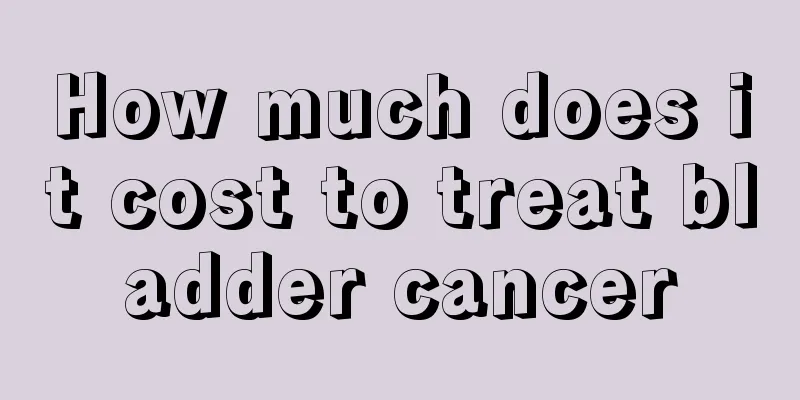 How much does it cost to treat bladder cancer