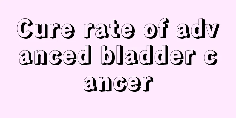 Cure rate of advanced bladder cancer
