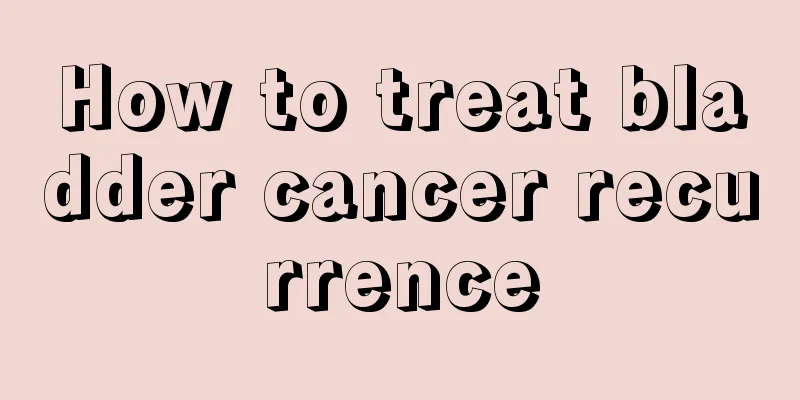 How to treat bladder cancer recurrence