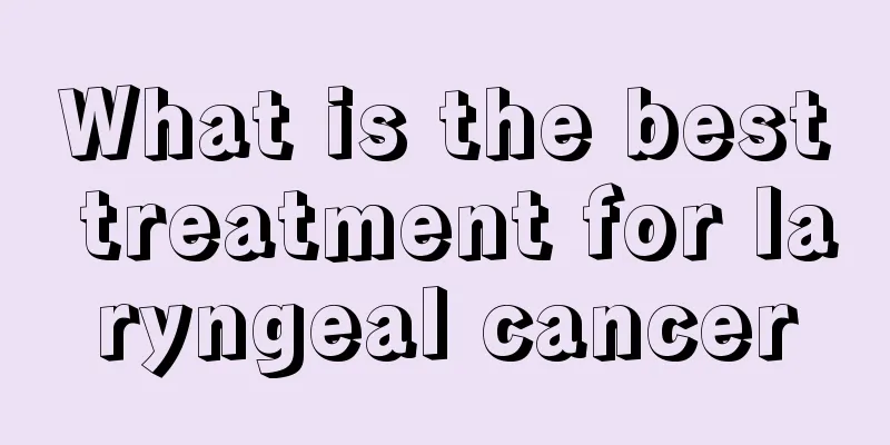 What is the best treatment for laryngeal cancer