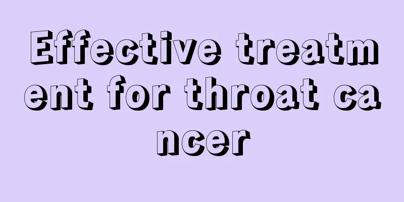 Effective treatment for throat cancer