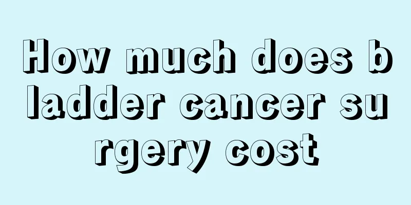 How much does bladder cancer surgery cost