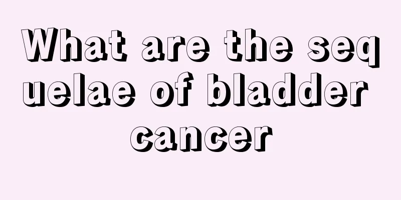 What are the sequelae of bladder cancer