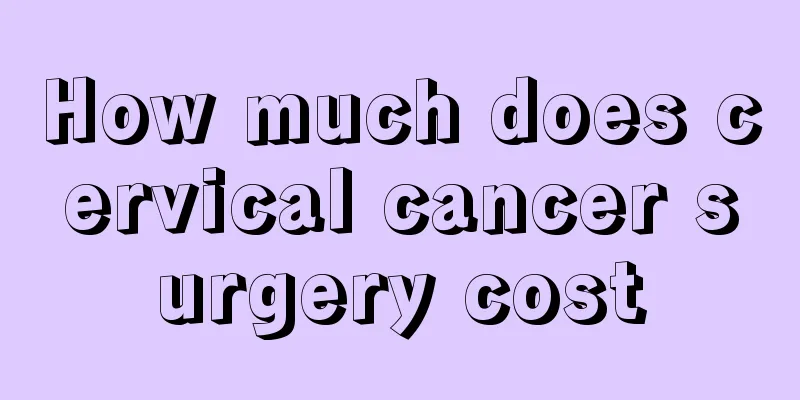 How much does cervical cancer surgery cost