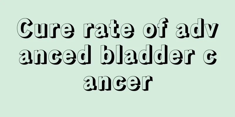 Cure rate of advanced bladder cancer