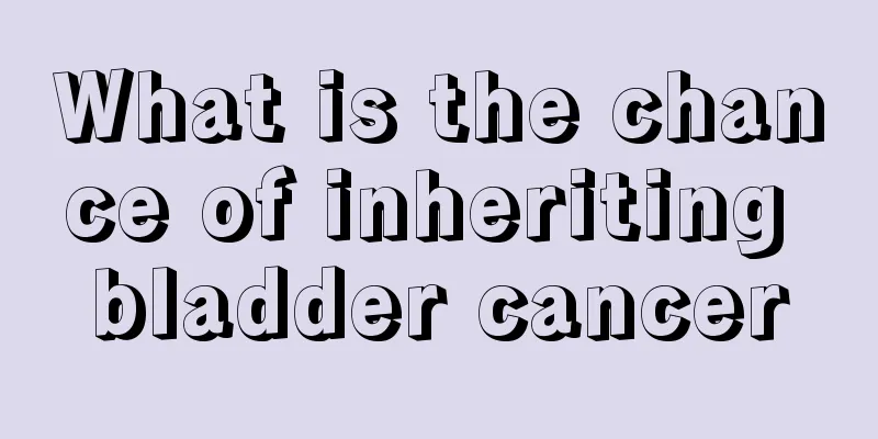 What is the chance of inheriting bladder cancer